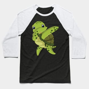 'Dabbing Sea Turtle' Funny Dabbing Animal Gift Baseball T-Shirt